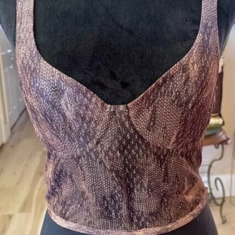 Versace Python Print Tank - Small - image 3